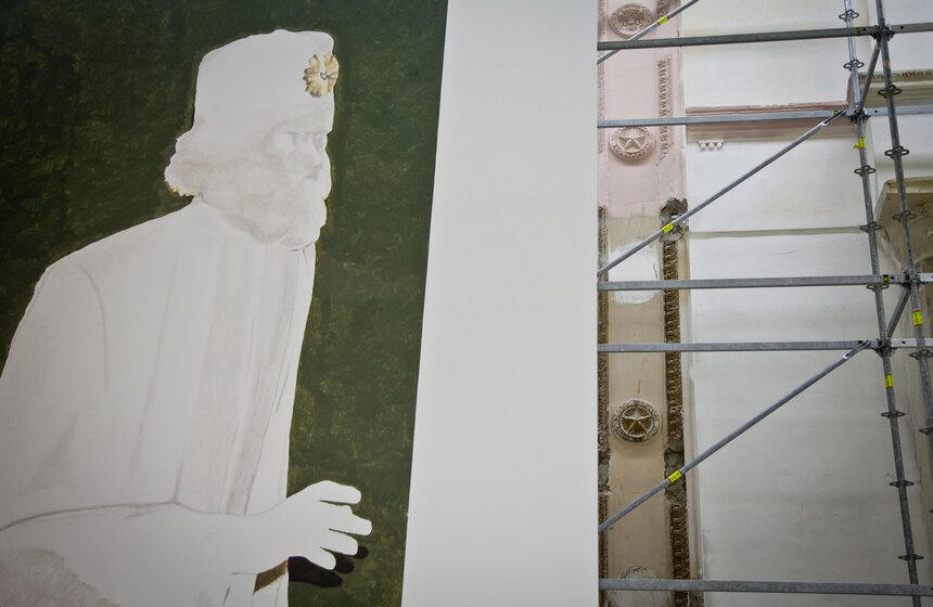 Подготовка к VI Московской биеннале современного искусства 13 фото