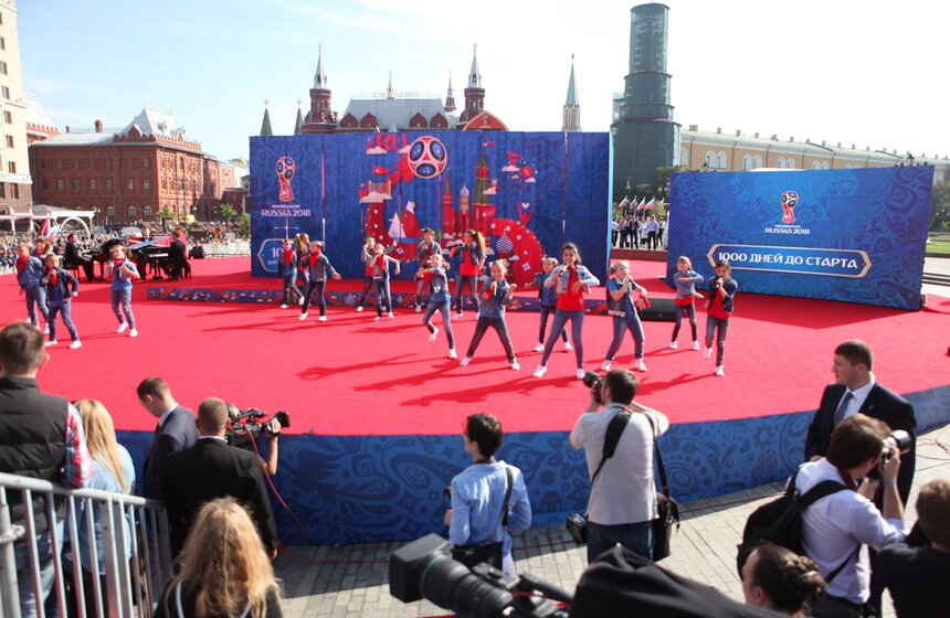 Церемония запуска часов обратного отсчета до старта ЧМ 2018 года 5 фото