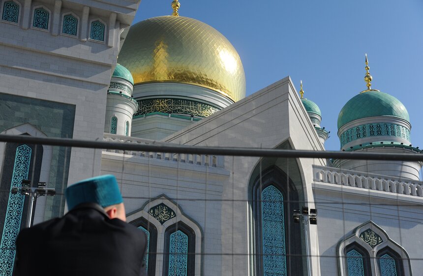 Открытие Московской соборной мечети 12 фото