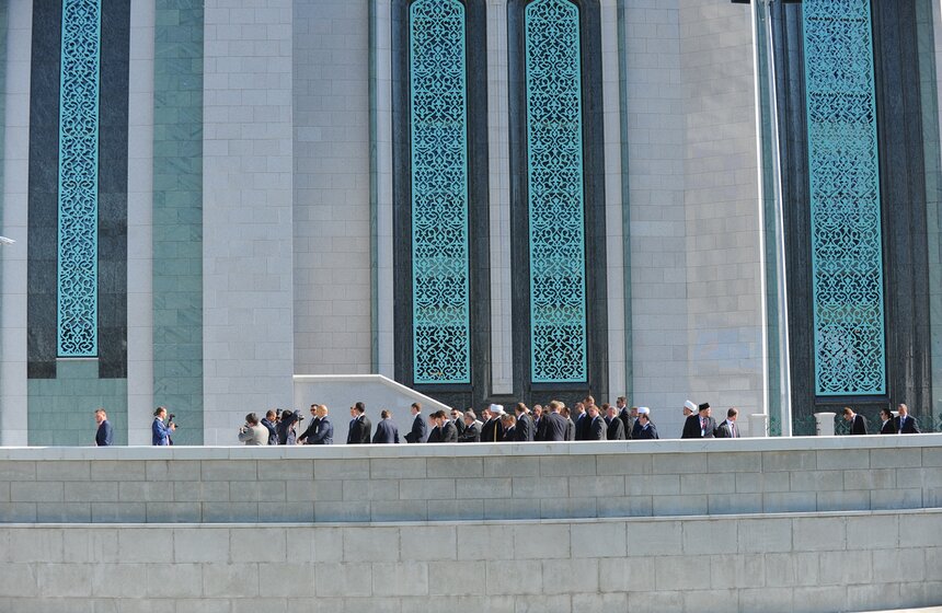 Открытие Московской соборной мечети 10 фото