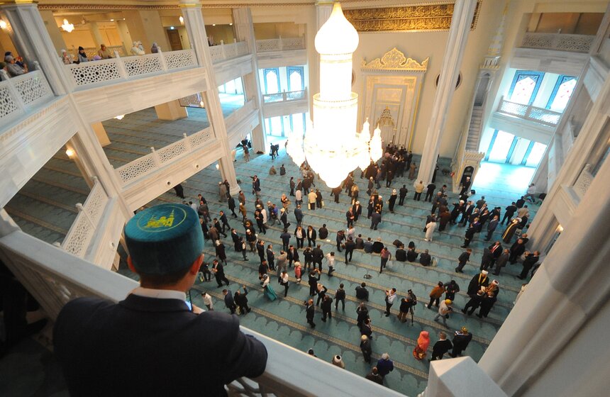 Открытие Московской соборной мечети 16 фото