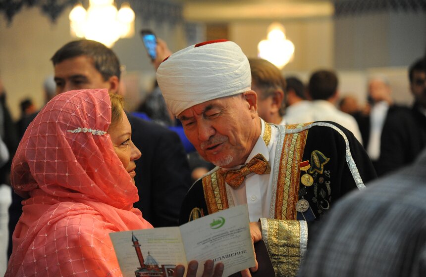 Открытие Московской соборной мечети 14 фото