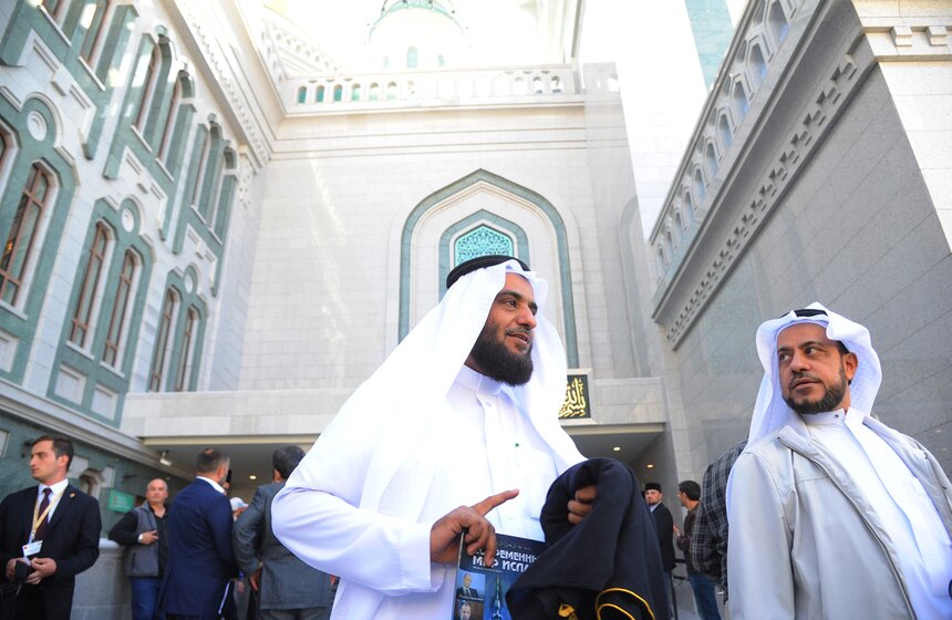 Открытие Московской соборной мечети 24 фото