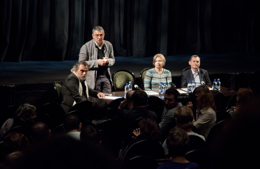 Сбор труппы в театре "Мастерская Петра Фоменко" 22 фото