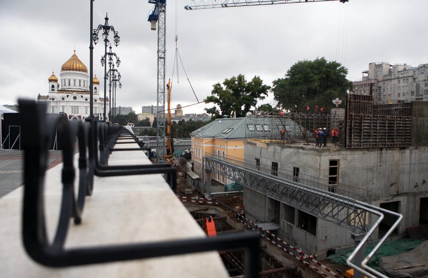 Осмотр строительства электроподстанции "Берсеневская" 2 фото