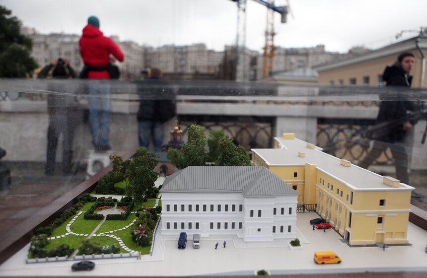 Осмотр строительства электроподстанции "Берсеневская" 4 фото