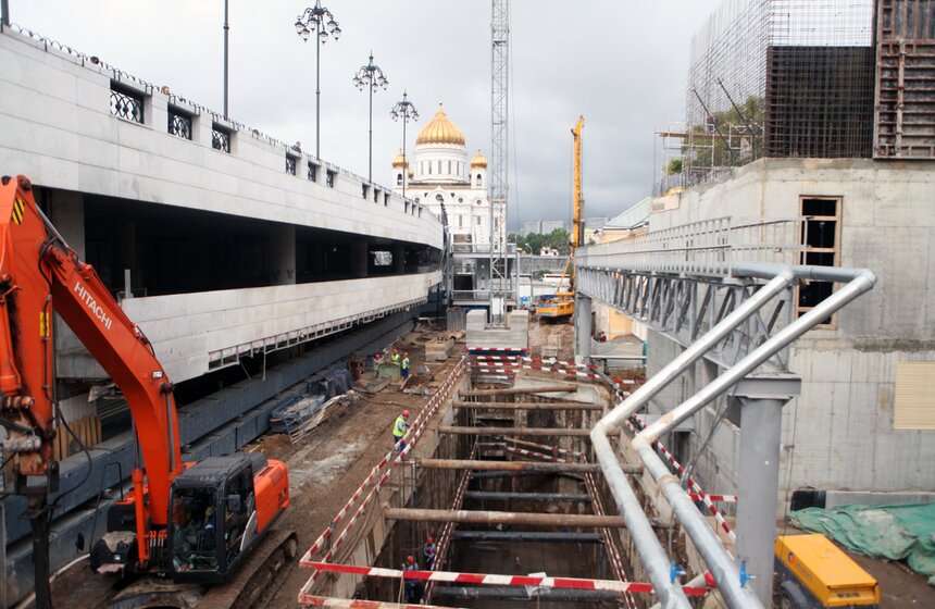 Осмотр строительства электроподстанции "Берсеневская" 9 фото