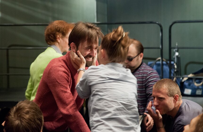 Сбор труппы в театре "Мастерская Петра Фоменко" 6 фото