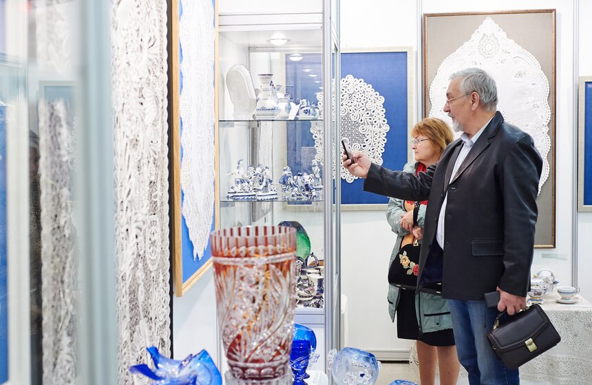 Выставка "Народные художественные промыслы" в Новом Манеже 12 фото