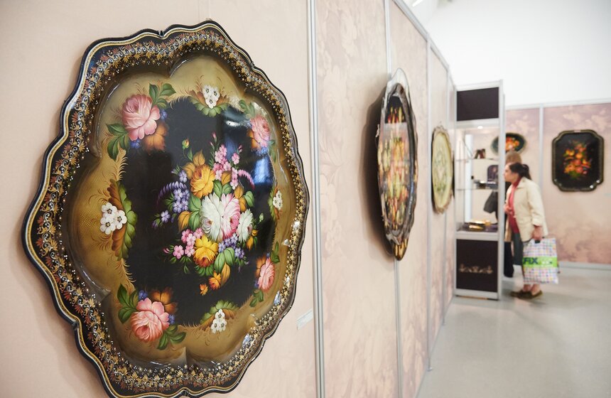 Выставка "Народные художественные промыслы" в Новом Манеже 20 фото