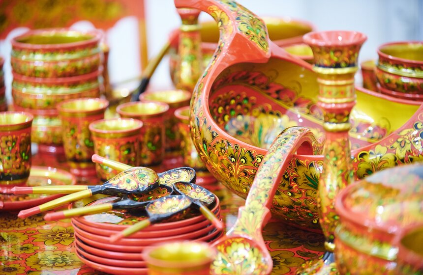 Выставка "Народные художественные промыслы" в Новом Манеже 18 фото