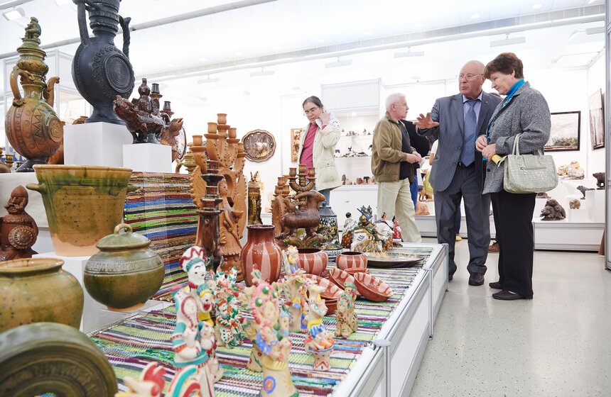 Выставка "Народные художественные промыслы" в Новом Манеже 3 фото