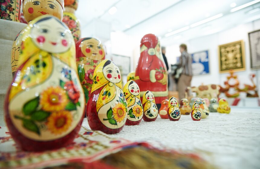 Выставка "Народные художественные промыслы" в Новом Манеже 6 фото