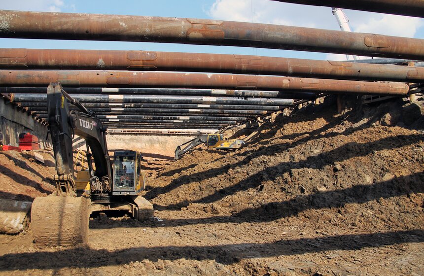 Осмотр строительства участка Северо-Восточной хорды 13 фото