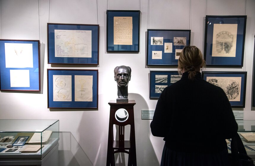 Выставка, посвященная поэту Андрею Белому, в музее Пушкина 17 фото