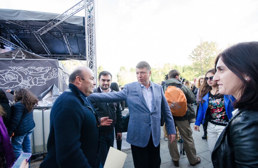 В саду "Эрмитаж" состоялся праздник "Тбилисоба" 18 фото