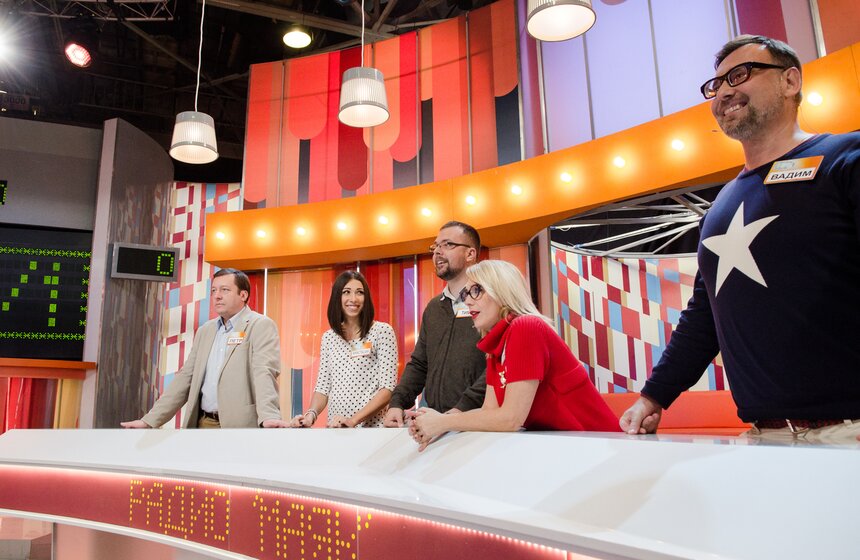 Радиоведущие "Москвы FM" приняли участие в программе "100 к 1" 10 фото