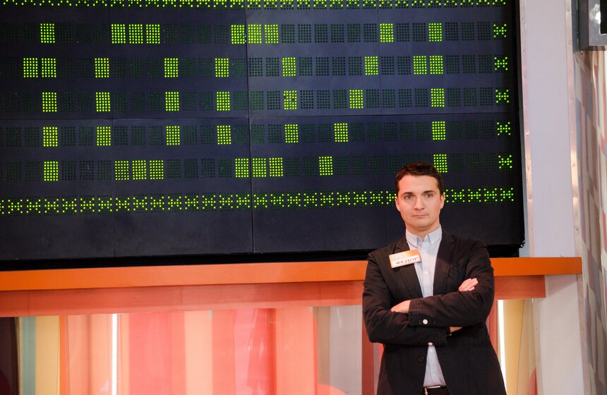 Радиоведущие "Москвы FM" приняли участие в программе "100 к 1" 4 фото