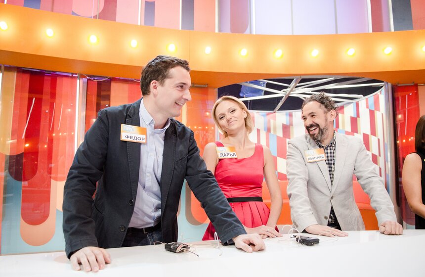 Радиоведущие "Москвы FM" приняли участие в программе "100 к 1" 8 фото