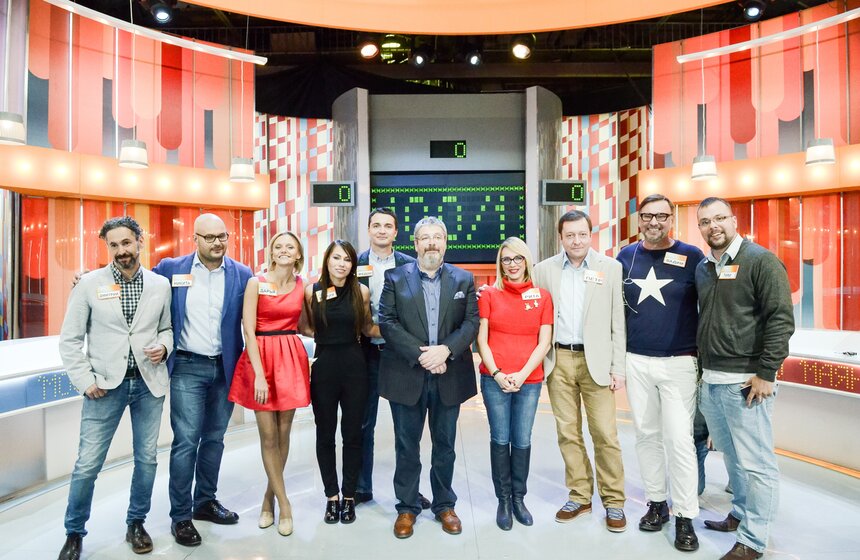 Радиоведущие "Москвы FM" приняли участие в программе "100 к 1" 18 фото