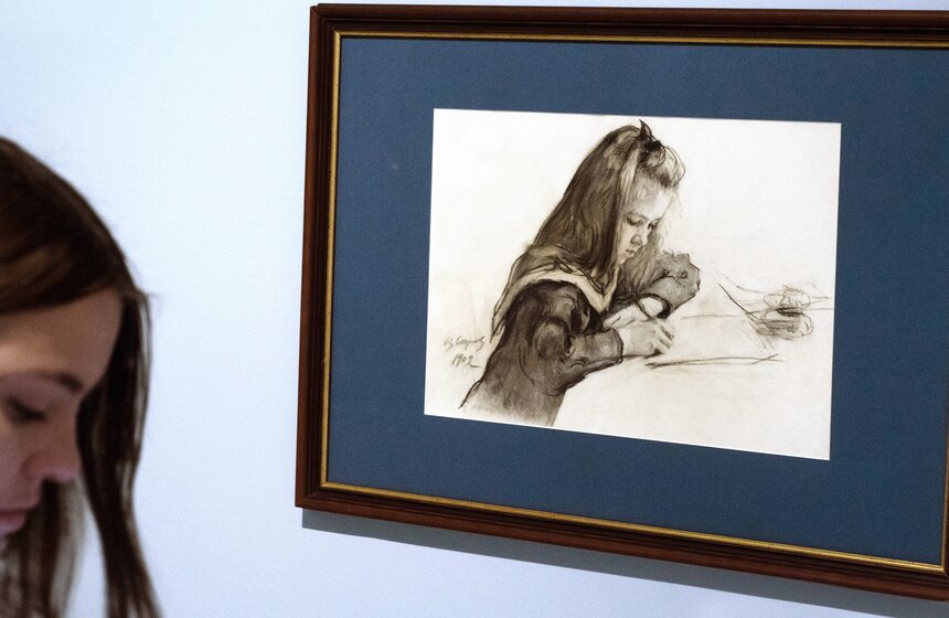 Ретроспектива Валентина Серова в Третьяковской галерее 21 фото