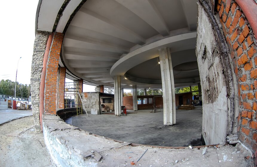 Реконструкция вестибюля станции метро "Ботанический сад" 21 фото