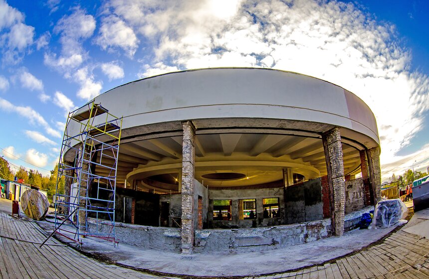 Реконструкция вестибюля станции метро "Ботанический сад" 1 фото