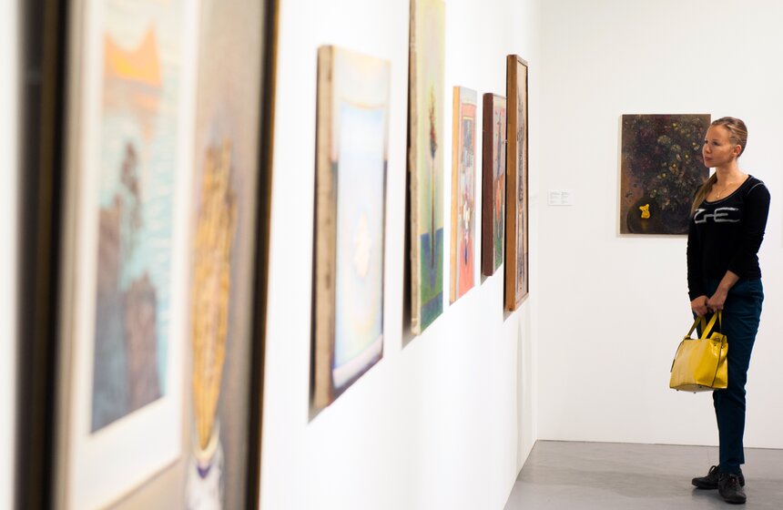 Выставка-ретроспектива Николая Касаткина в "Новом Манеже" 9 фото