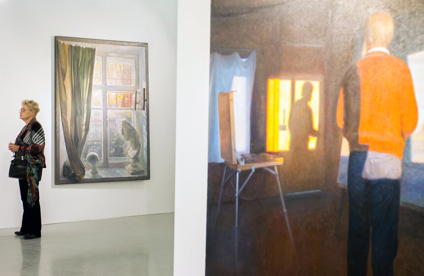 Выставка-ретроспектива Николая Касаткина в "Новом Манеже" 11 фото