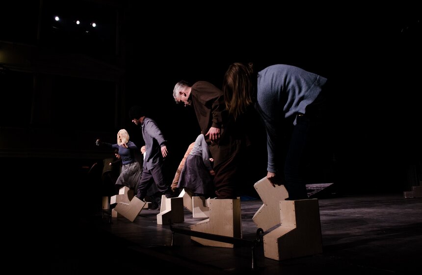 Репетиция спектакля "Борис Годунов" Национального театра Литвы 11 фото