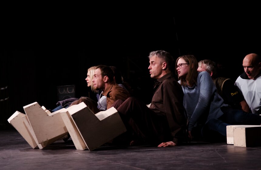 Репетиция спектакля "Борис Годунов" Национального театра Литвы 10 фото