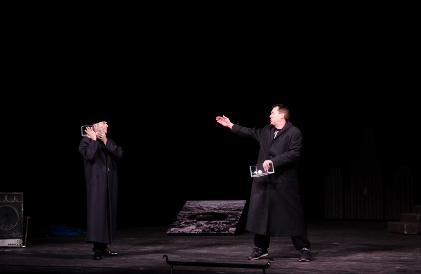 Репетиция спектакля "Борис Годунов" Национального театра Литвы 4 фото