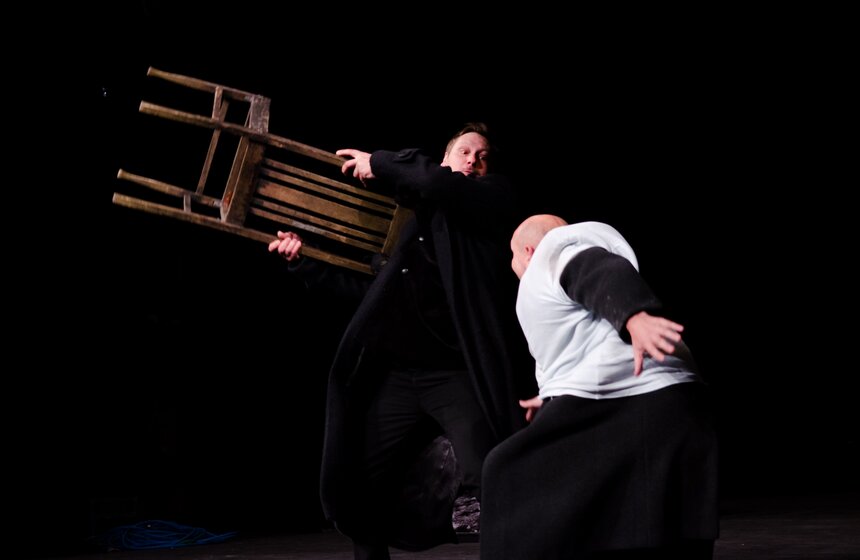 Репетиция спектакля "Борис Годунов" Национального театра Литвы 2 фото