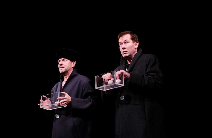 Репетиция спектакля "Борис Годунов" Национального театра Литвы 8 фото