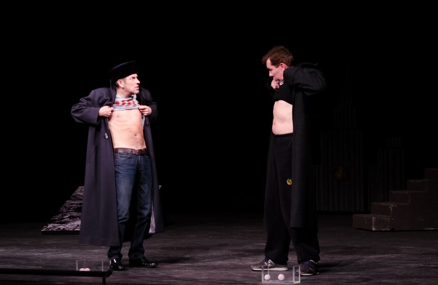 Репетиция спектакля "Борис Годунов" Национального театра Литвы 6 фото