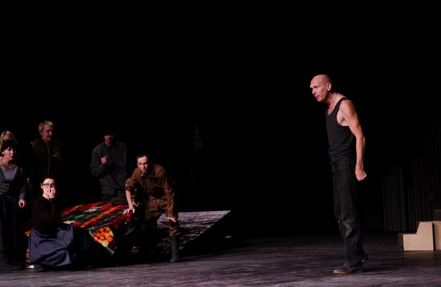 Репетиция спектакля "Борис Годунов" Национального театра Литвы 14 фото