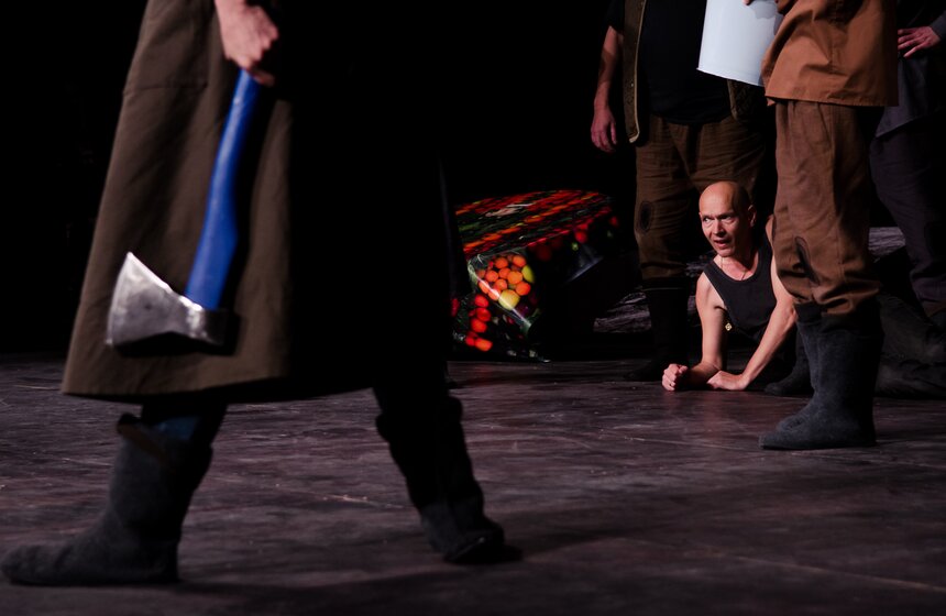 Репетиция спектакля "Борис Годунов" Национального театра Литвы 15 фото