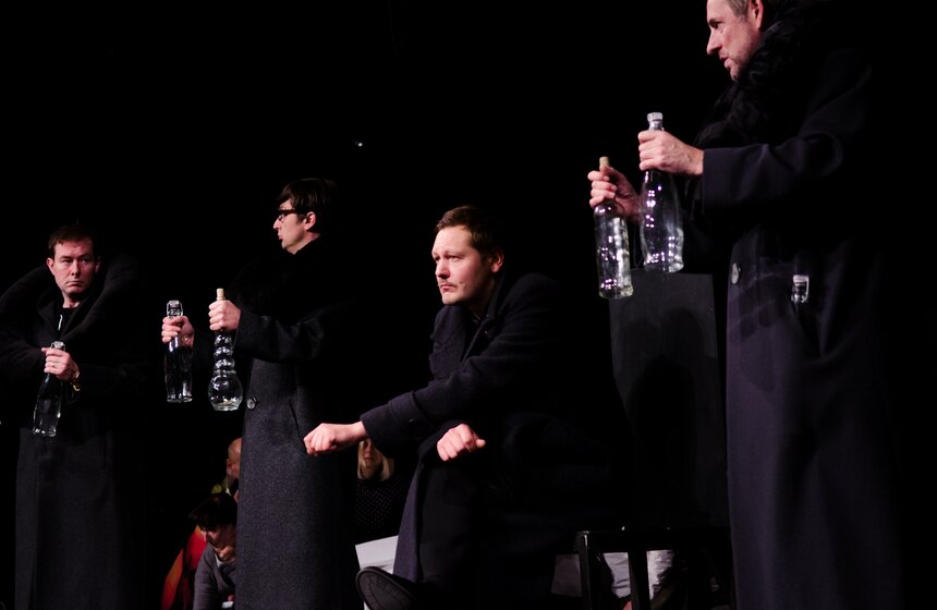 Репетиция спектакля "Борис Годунов" Национального театра Литвы 19 фото