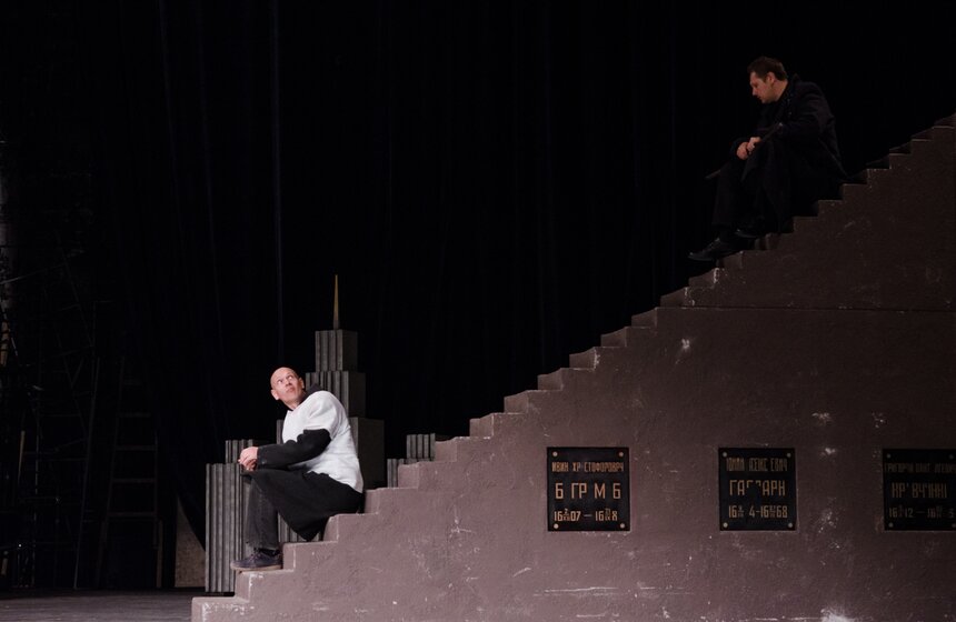 Репетиция спектакля "Борис Годунов" Национального театра Литвы 1 фото