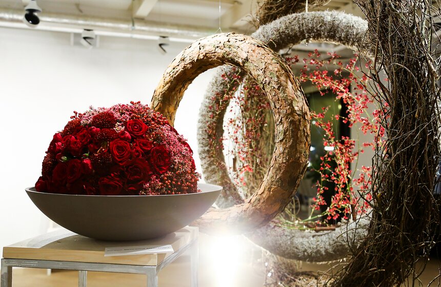 Выставка флористических инсталляций в эко-стиле 4 фото