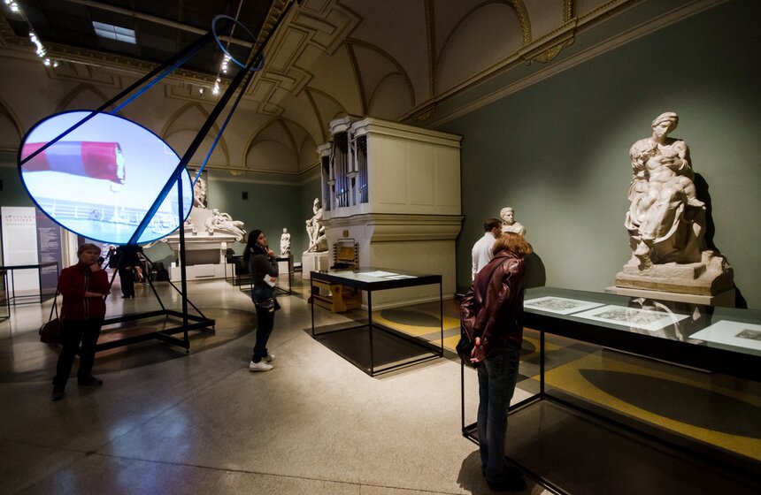 Выставка "Ветрувианский человек" в ГМИИ имени А. С. Пушкина 16 фото