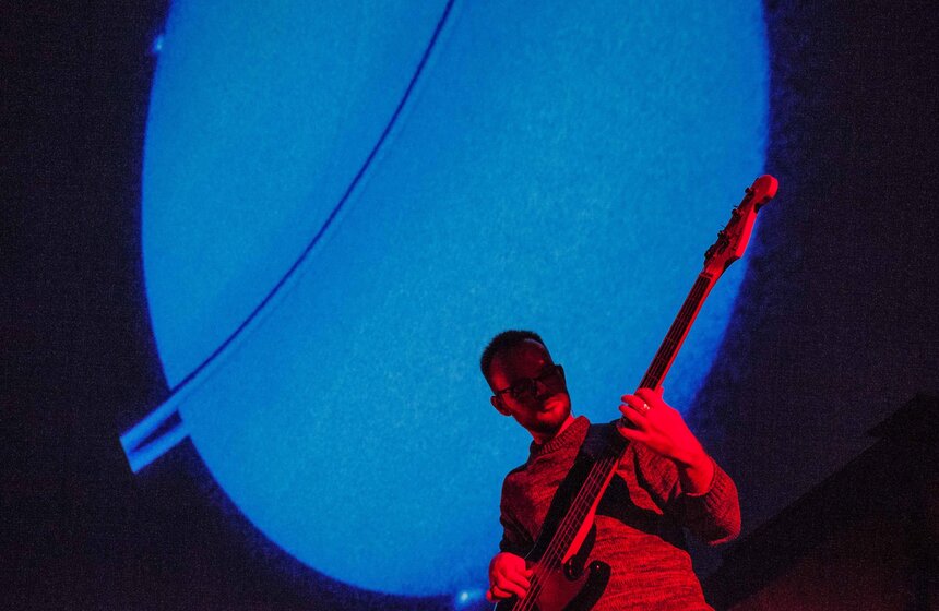 Группа Mooncake выступила в Московском планетарии 11 фото