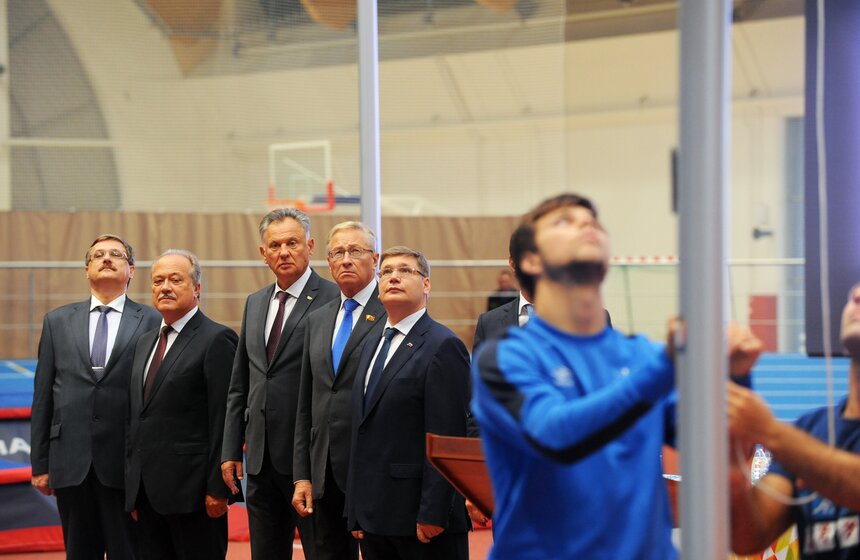 Торжественное открытие нового легкоатлетического манежа в МГСУ 19 фото