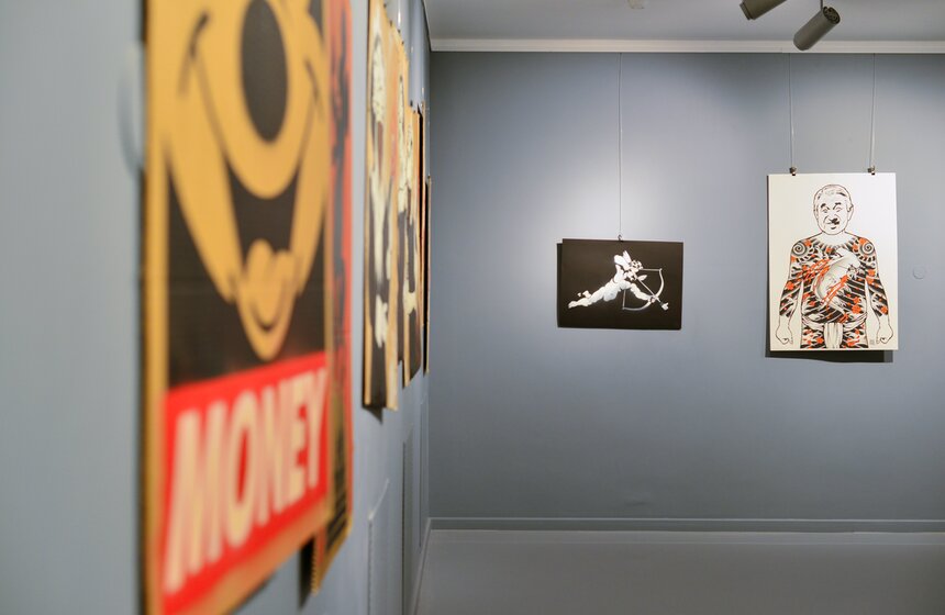 Первая выставка бельгийского стрит-арт художника Monk в столице 4 фото