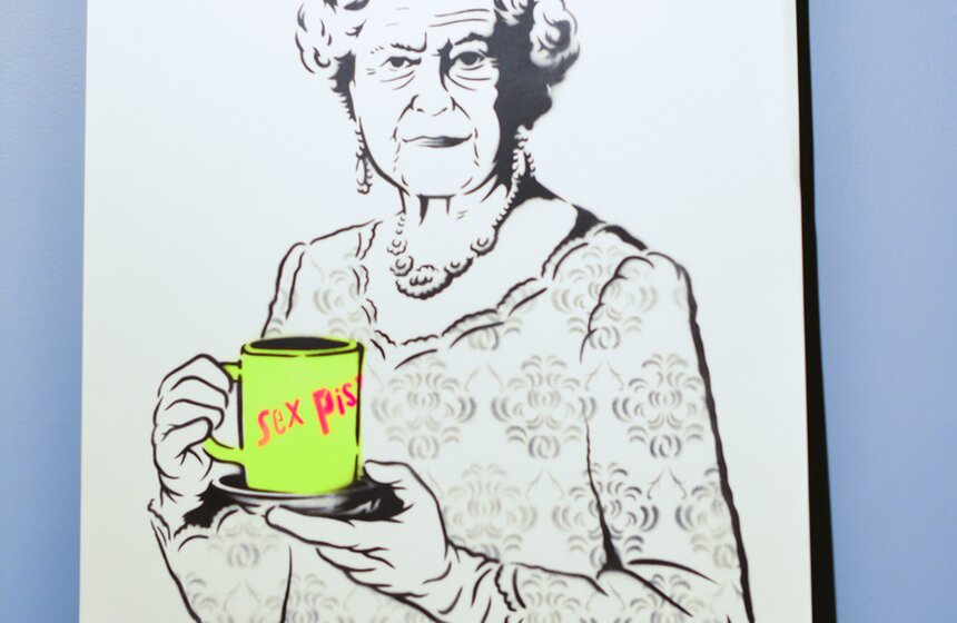 Первая выставка бельгийского стрит-арт художника Monk в столице 6 фото