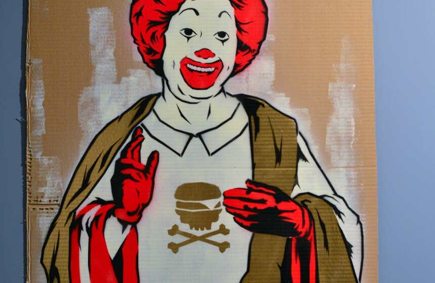 Первая выставка бельгийского стрит-арт художника Monk в столице 12 фото