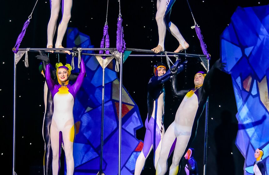 В "Олимпийском" прошла новогодняя елка на воде 29 фото