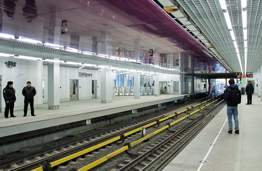 Открытие станции метро "Технопарк" 11 фото