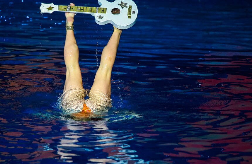 Состоялось шоу олимпийских чемпионов по синхронному плаванию 22 фото