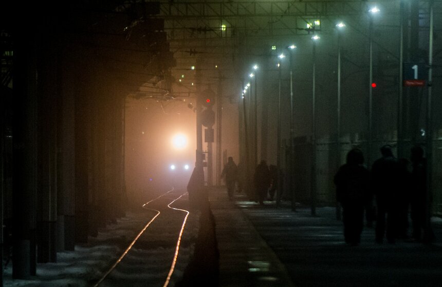 В Москву из Санкт-Петербурга прибыл первый двухэтажный пассажирский состав.<br /><br />Фото: m24.ru/Игорь Иванко